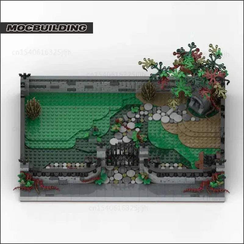 MOC Haunted Halloween Cemetery Building Blocks Tombstones Set - ToylandEU