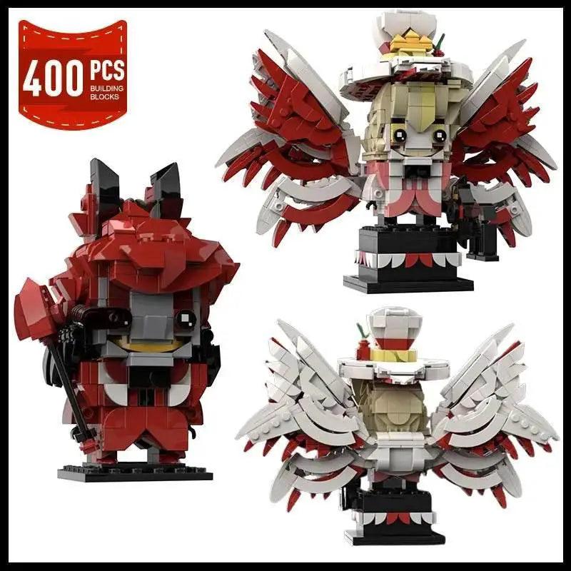  MOC Hazbined Hotel Alastor Lucifer Brickheadz Building Block Building Bricks MOC -  ToylandEU™