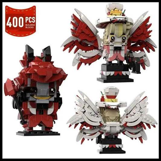  MOC Hazbined Hotel Alastor Lucifer Brickheadz Building Block Building Bricks MOC -  ToylandEU™