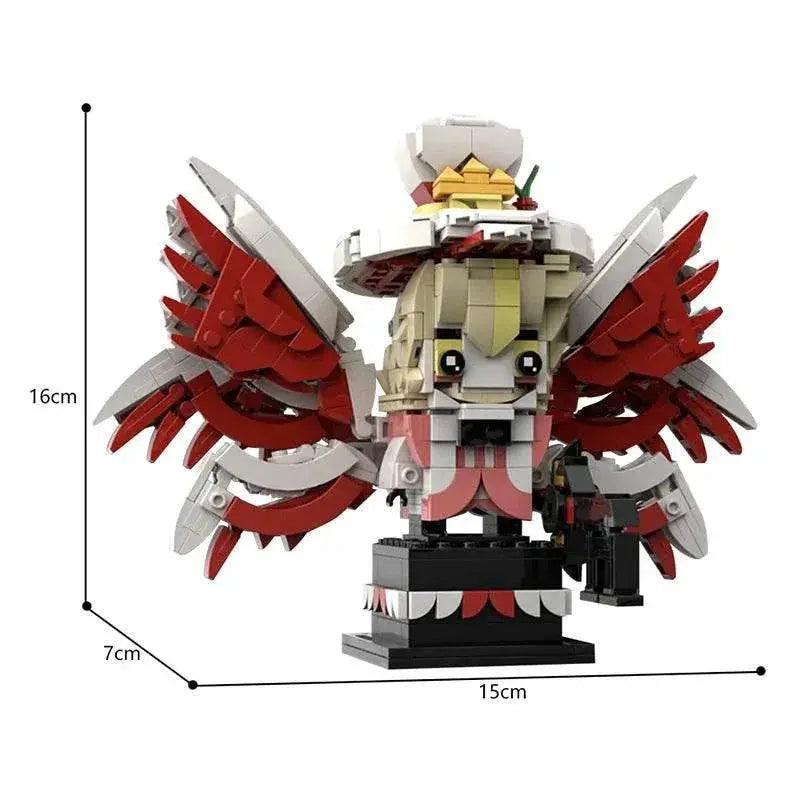  MOC Hazbined Hotel Alastor Lucifer Brickheadz Building Block Building Bricks MOC -  ToylandEU™