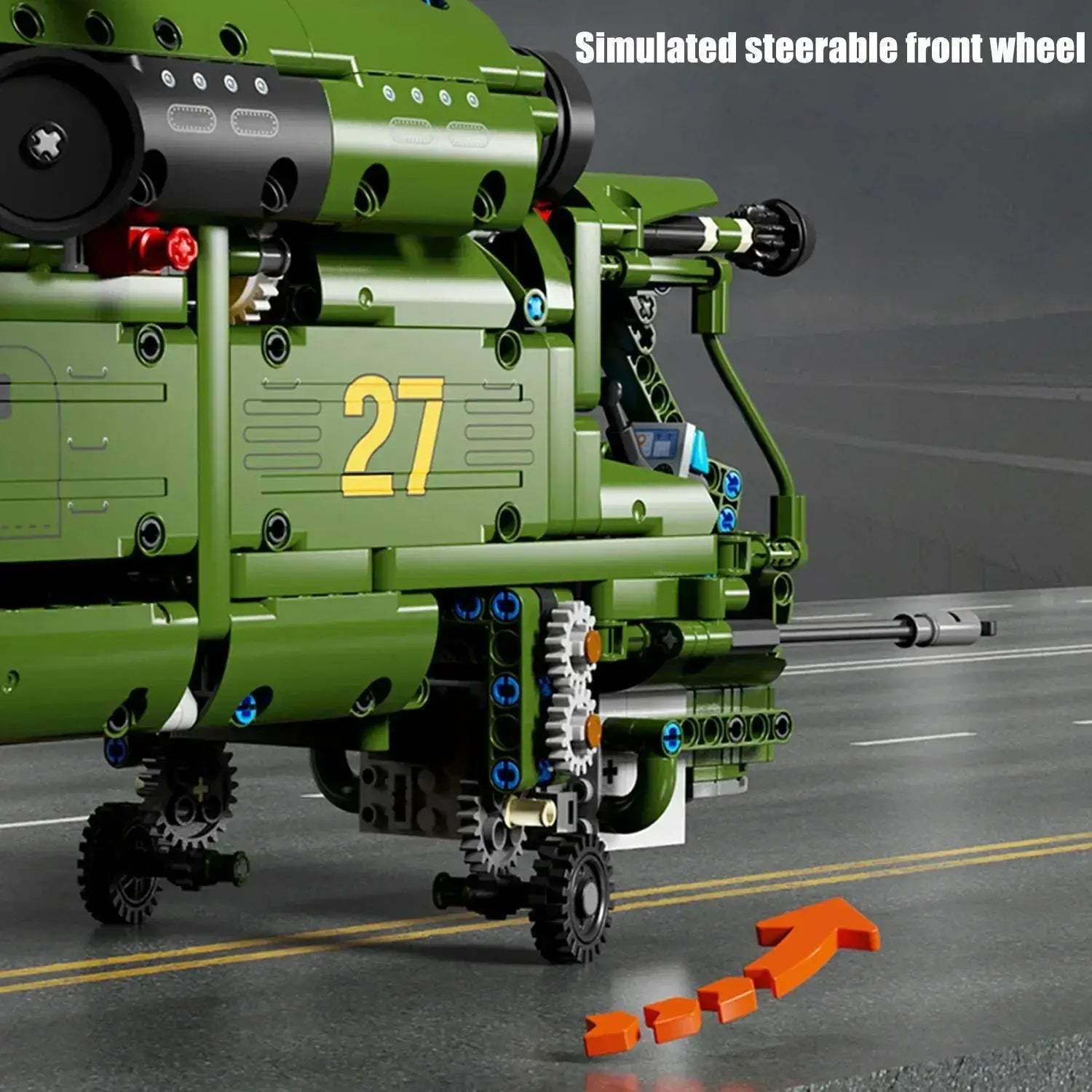 MOC Helicopter Building Blocks Set For Creative Desktop Decor - ToylandEU