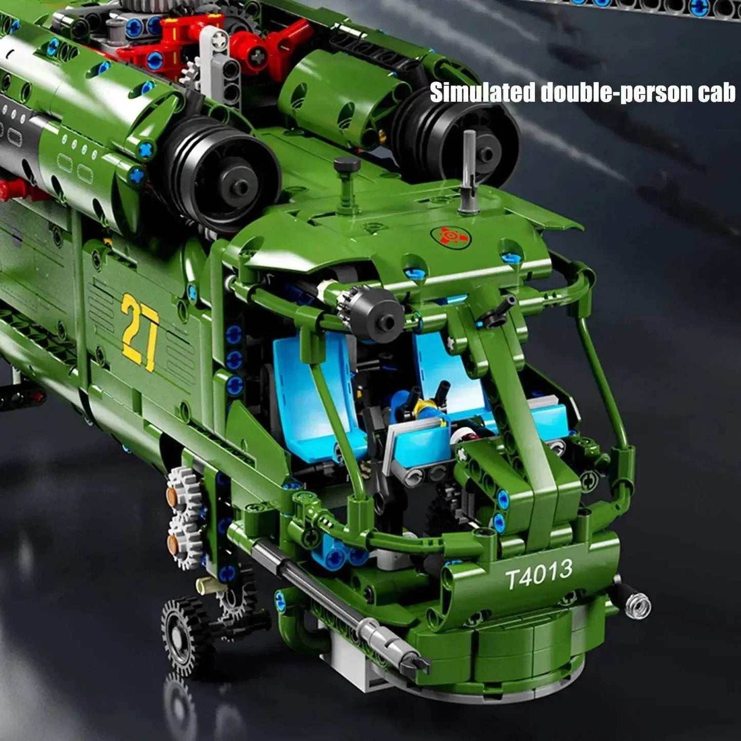 MOC Helicopter Building Blocks Set For Creative Desktop Decor - ToylandEU