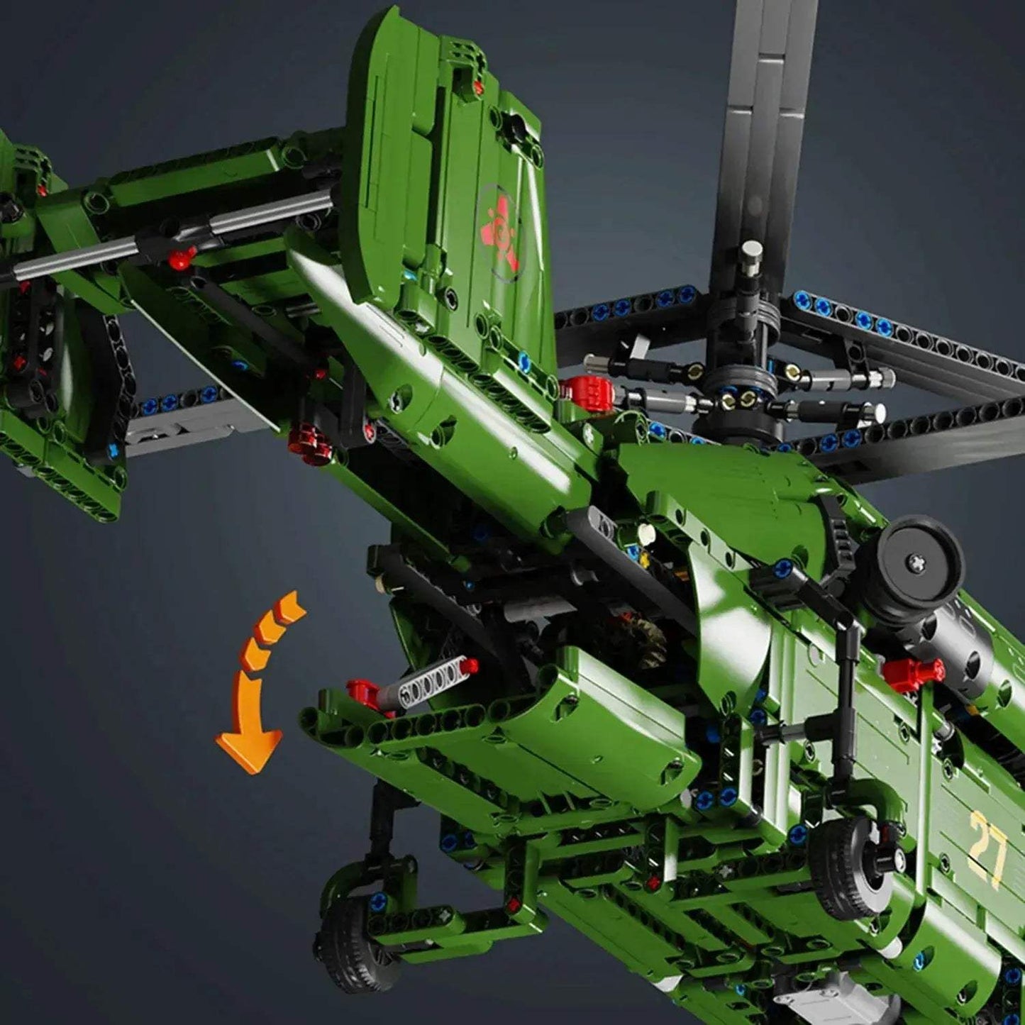 MOC Helicopter Building Blocks Set For Creative Desktop Decor - ToylandEU