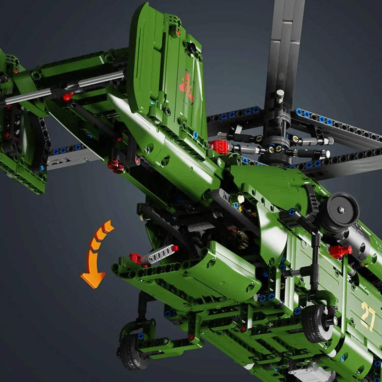 MOC Helicopter Building Blocks Set For Creative Desktop Decor - ToylandEU