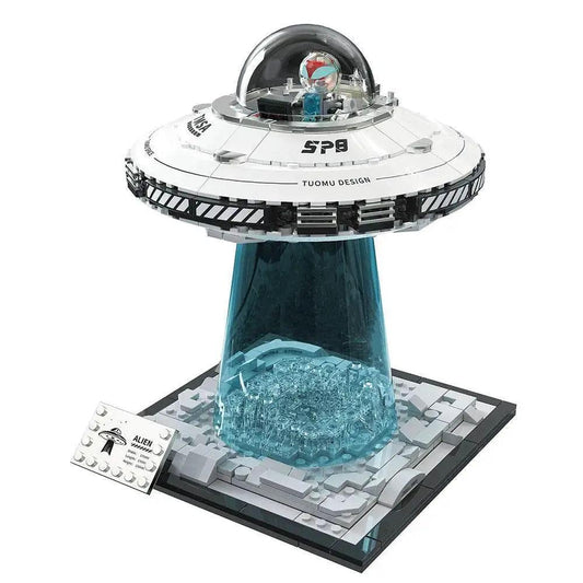  MOC High Difficulty Space UFO Alien Spaceship Building Blocks -  ToylandEU™