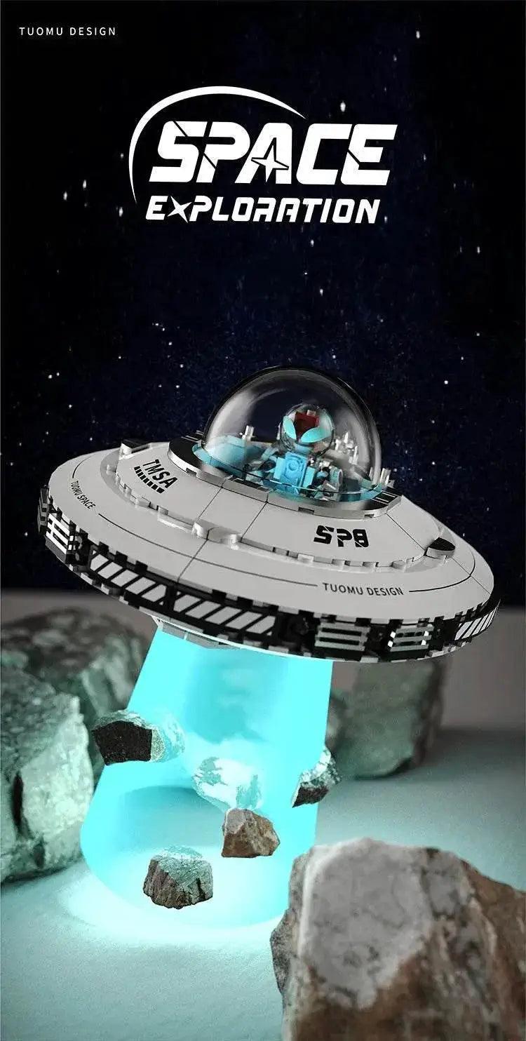  MOC High Difficulty Space UFO Alien Spaceship Building Blocks -  ToylandEU™