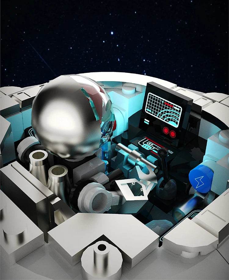 MOC High Difficulty Space UFO Alien Spaceship Model Puzzle - ToylandEU