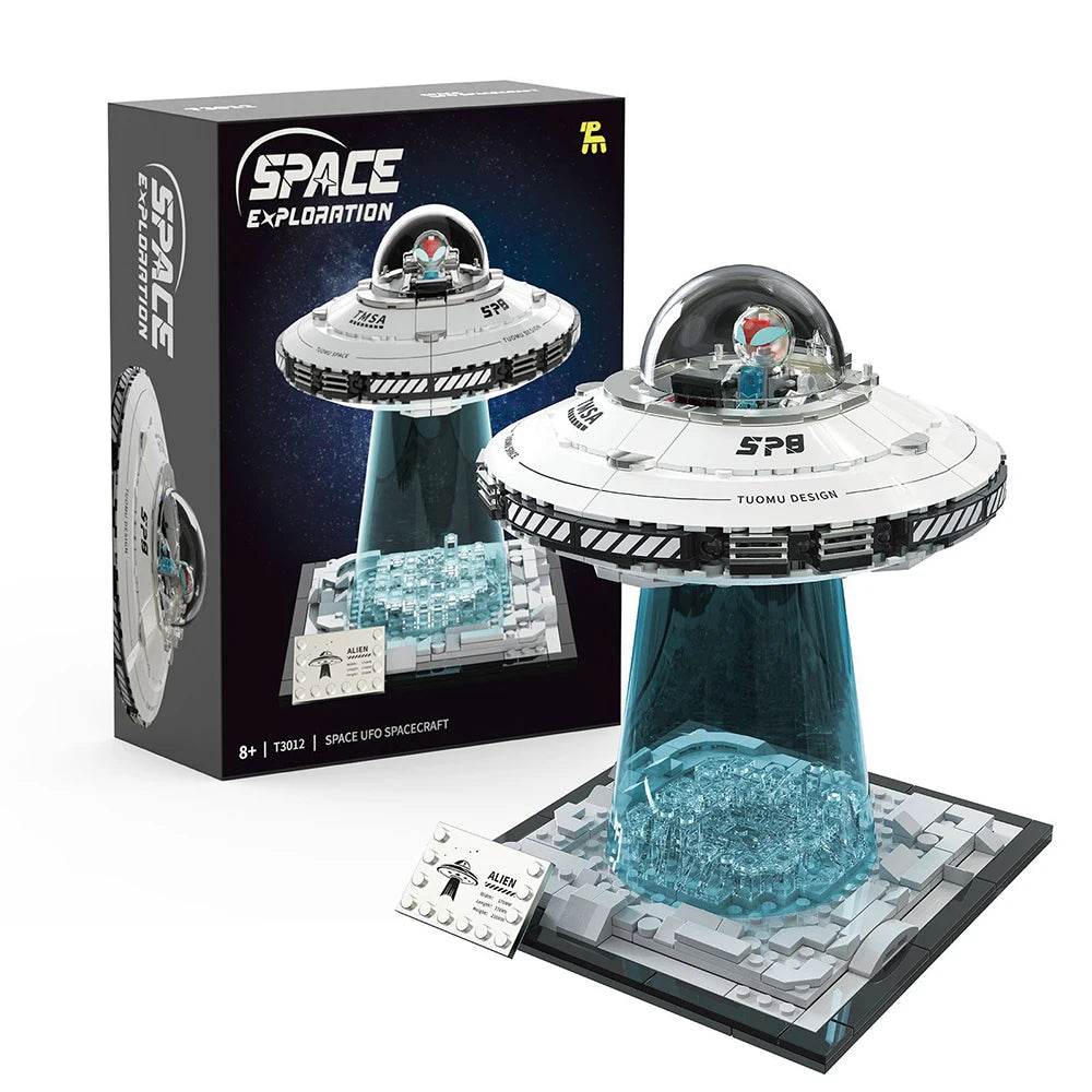MOC High Difficulty Space UFO Alien Spaceship Model Puzzle - ToylandEU
