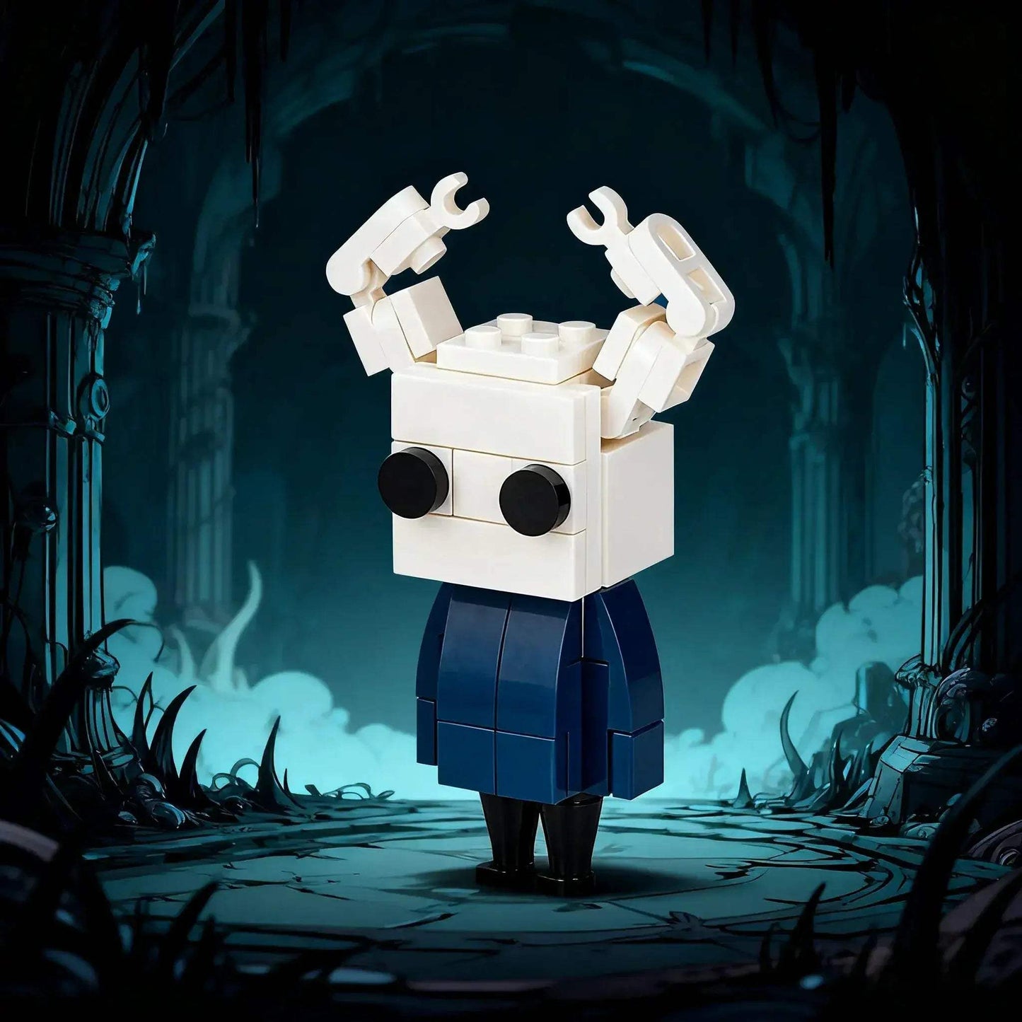 Hollow Knight Silksong BrickHeadzed Educational Building Blocks - ToylandEU