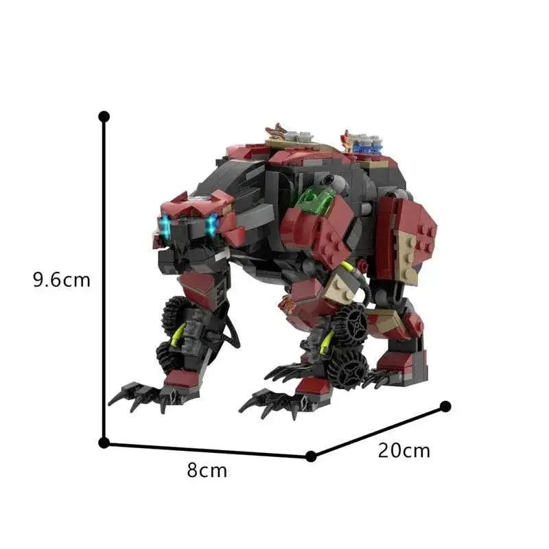  MOC Horizon Fireclaw Bear-shaped Monster Mecha Game Blocks Building Bricks MOC -  ToylandEU™