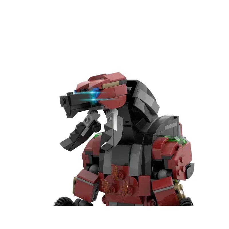 MOC Horizon Fireclaw Bear-shaped Monster Mecha Game Blocks Building Bricks MOC - ToylandEU