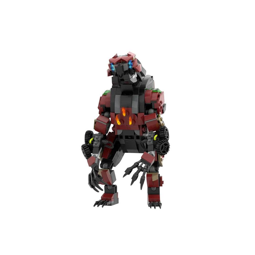 MOC Horizon Fireclaw Bear-shaped Monster Mecha Game Blocks Building Bricks MOC - ToylandEU