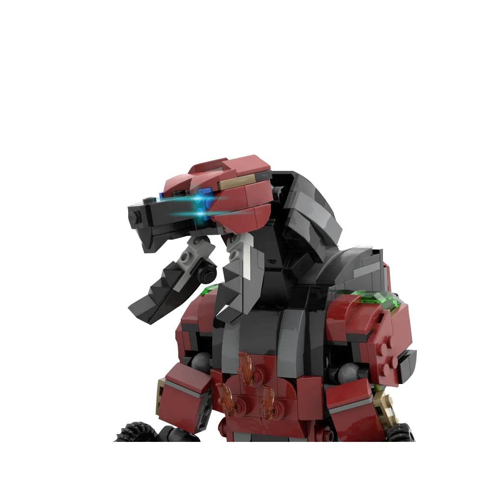 MOC Horizon Fireclaw Bear-shaped Monster Mecha Game Blocks Building Bricks MOC - ToylandEU
