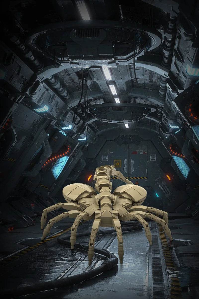 MOC Horror Movie Alien Facehugger Model Building Blocks Toy - ToylandEU