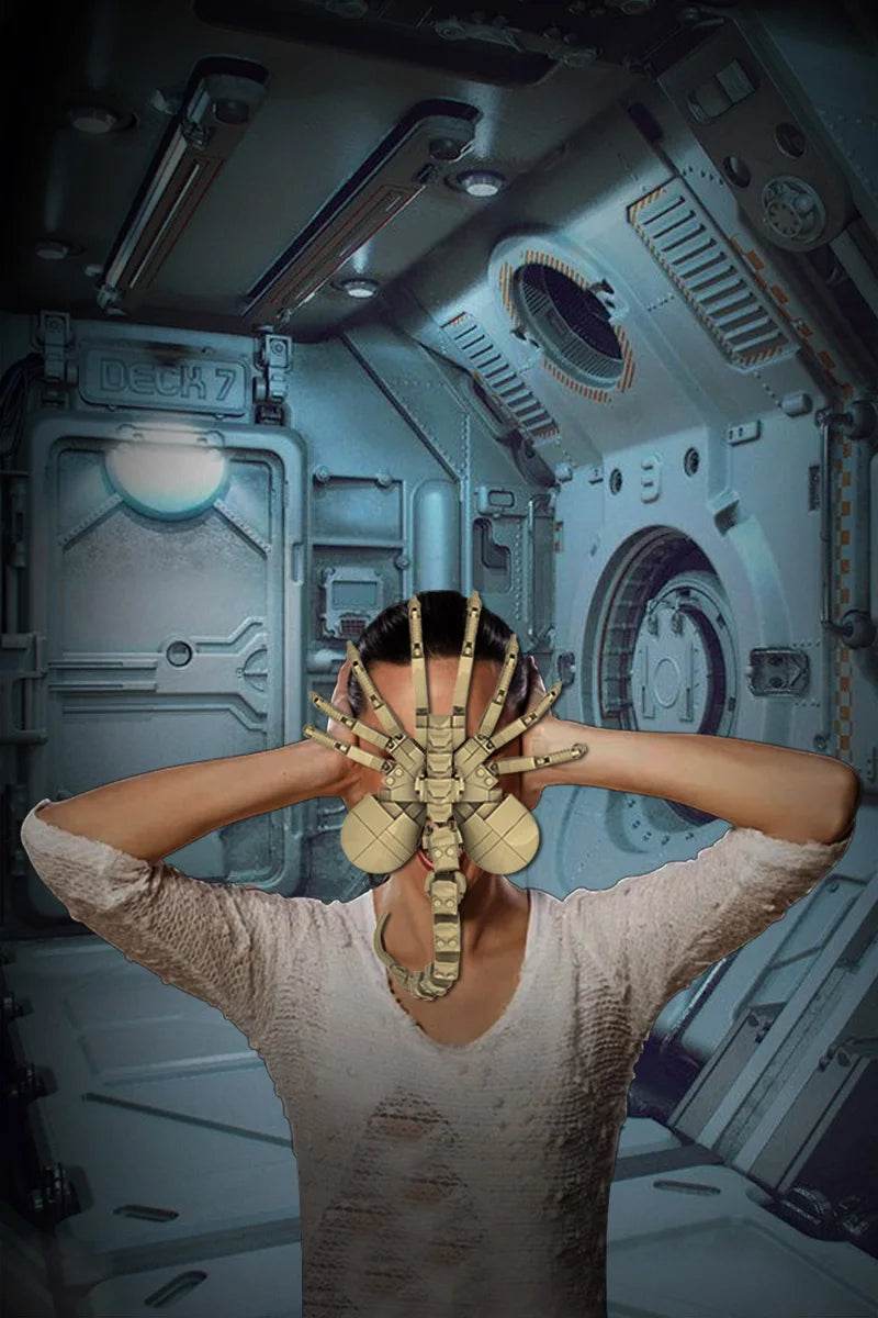 MOC Horror Movie Alien Facehugger Model Building Blocks Toy - ToylandEU