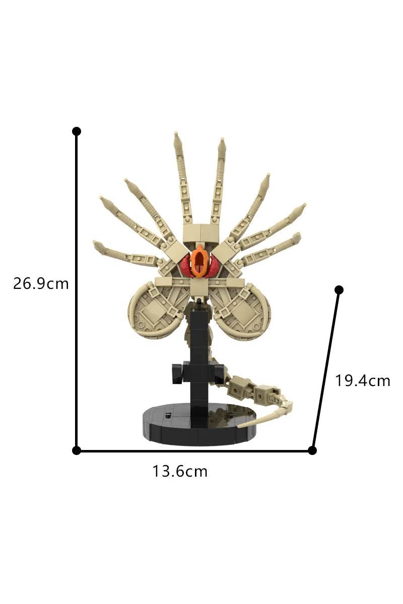 MOC Horror Movie Alien Facehugger Model Building Blocks Toy - ToylandEU