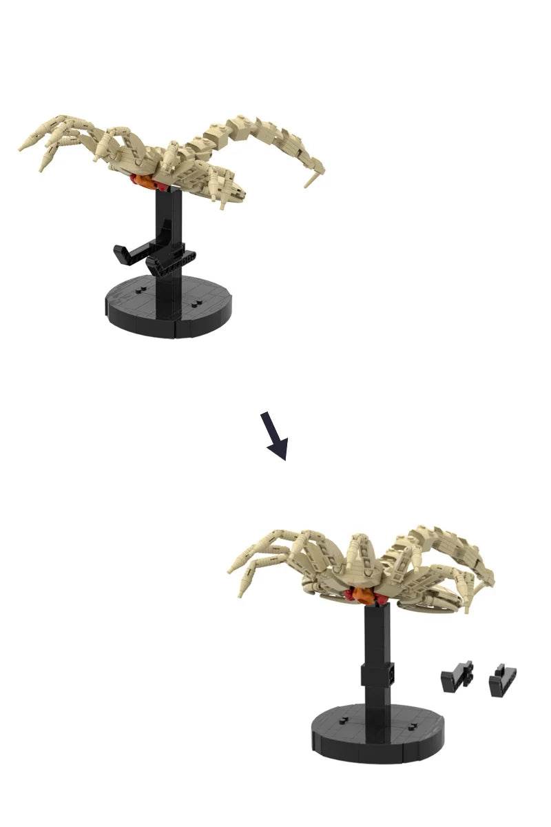 MOC Horror Movie Alien Facehugger Model Building Blocks Toy - ToylandEU
