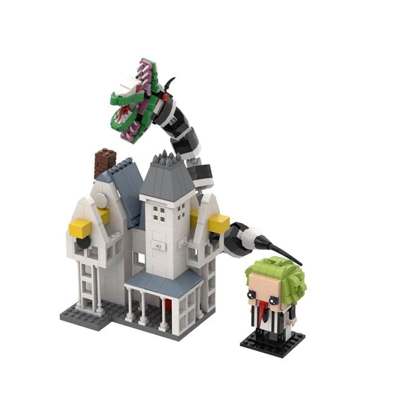 MOC Horror Movie Beetlejuices Building Blocks Brickheadz Set Building Bricks MOC - ToylandEU