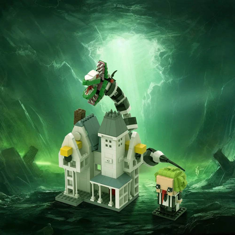 MOC Horror Movie Beetlejuices Building Blocks Brickheadz Set Building Bricks MOC - ToylandEU