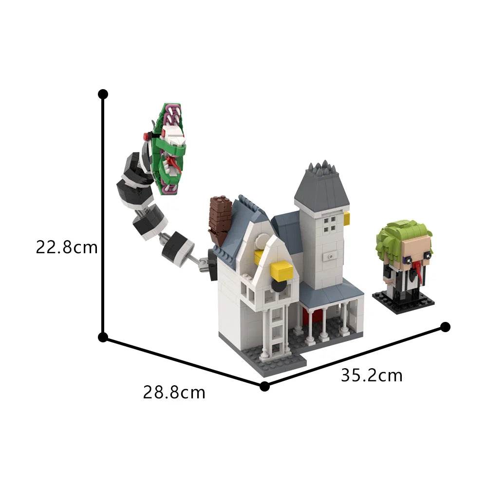 MOC Horror Movie Beetlejuices Building Blocks Brickheadz Set Building Bricks MOC - ToylandEU