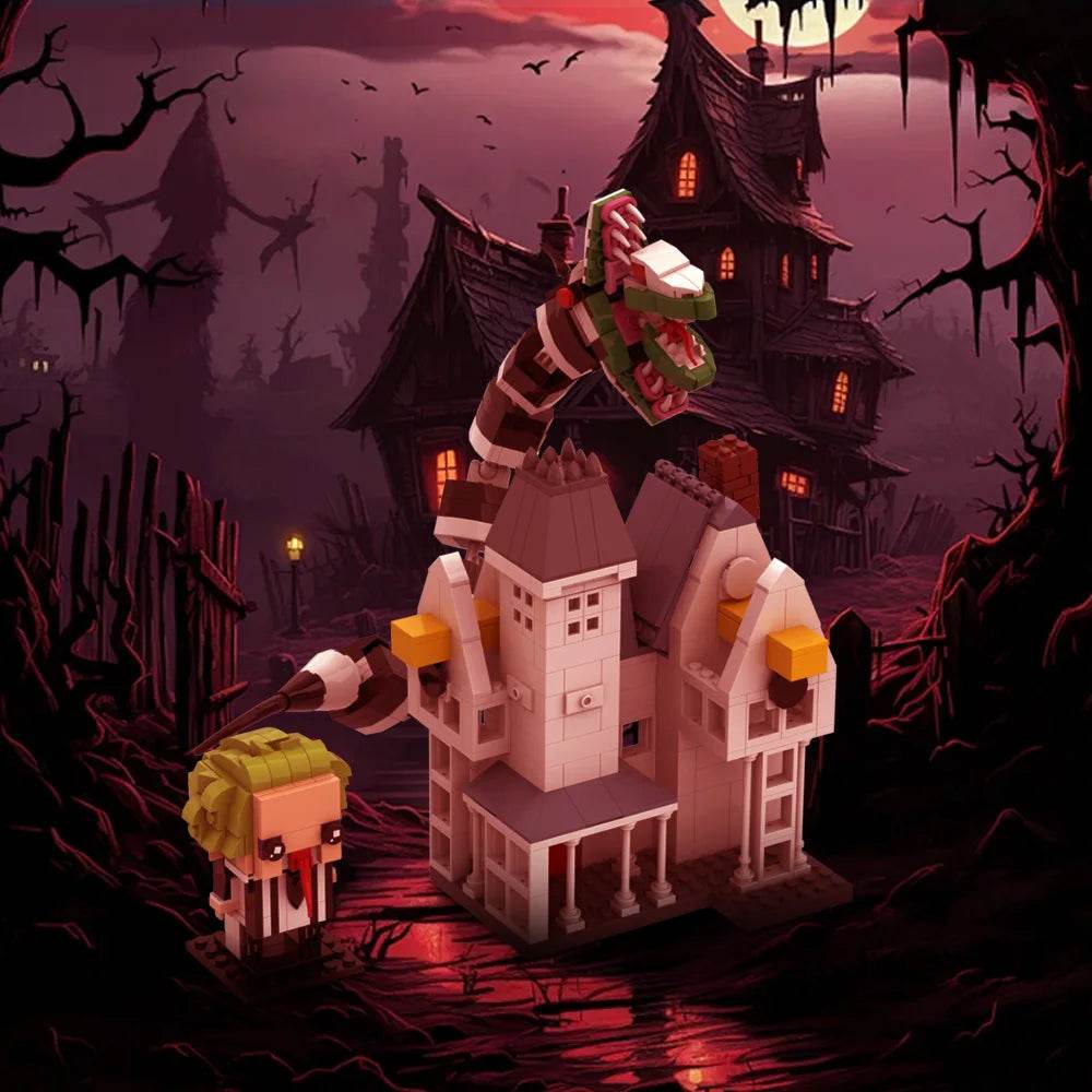 MOC Horror Movie Beetlejuices Building Blocks Brickheadz Set Building Bricks MOC - ToylandEU