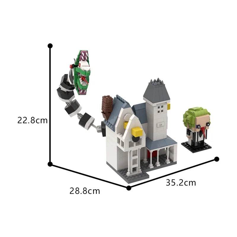 MOC Horror Movie Beetlejuices Building Blocks Brickheadz Set Building Bricks MOC - ToylandEU