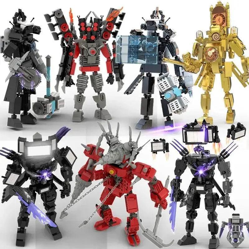  MOC Hot Skibidi Toilet Building Blocks Titan Speakerman Upgrade -  ToylandEU™