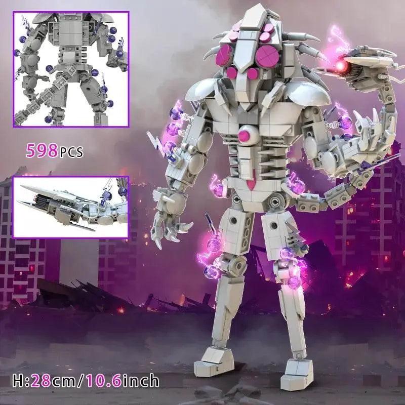  MOC Hot Skibidi Toilet Building Blocks Titan Speakerman Upgrade -  ToylandEU™
