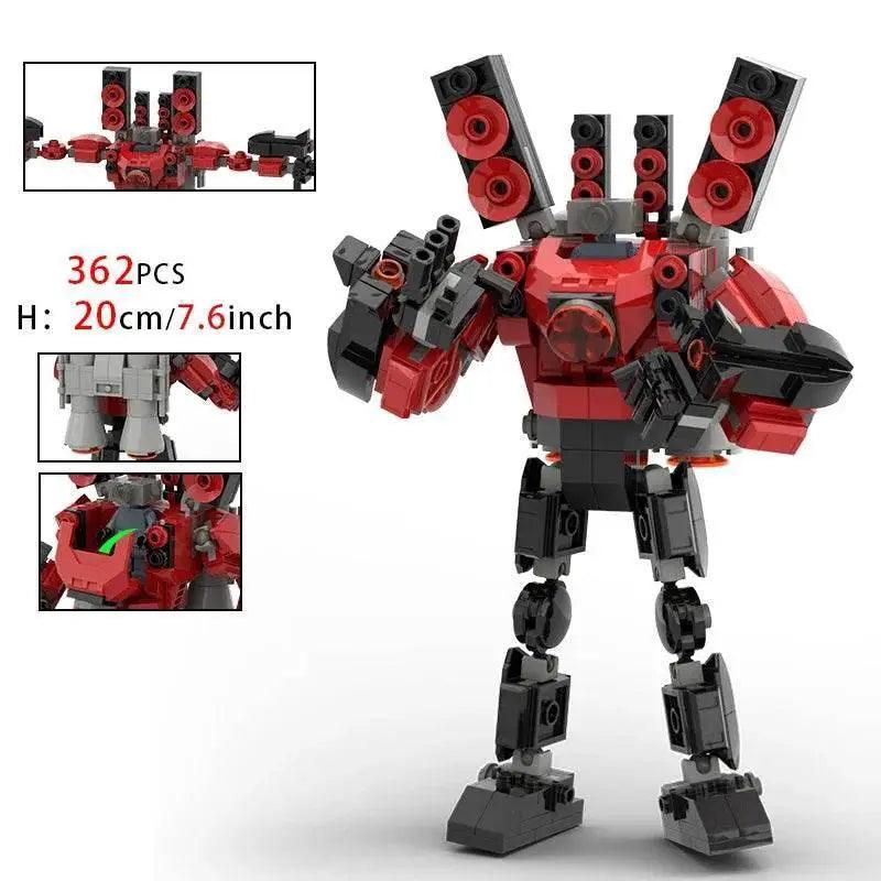  MOC Hot Skibidi Toilet Building Blocks Titan Speakerman Upgrade -  ToylandEU™