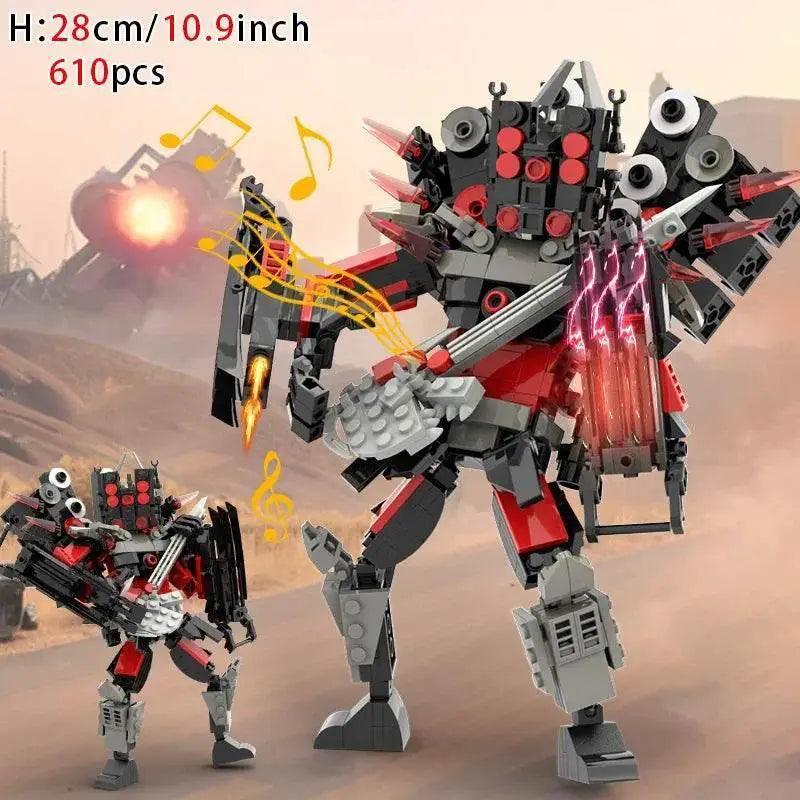  MOC Hot Skibidi Toilet Building Blocks Titan Speakerman Upgrade -  ToylandEU™