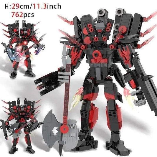 Hot Skibidi Toilet Building Blocks Titan Speakerman Upgrade - ToylandEU