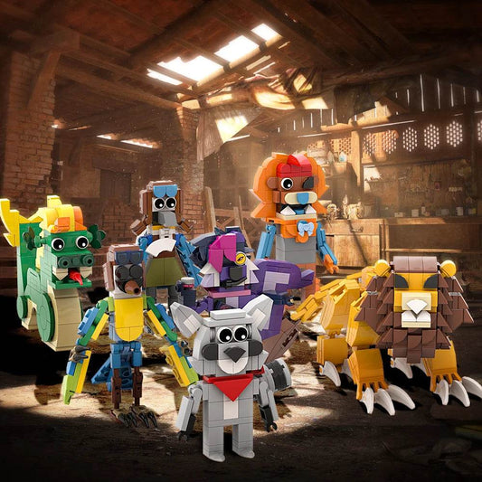 MOC Indigo Park Building Block Salem Finley Rambley Set - ToylandEU