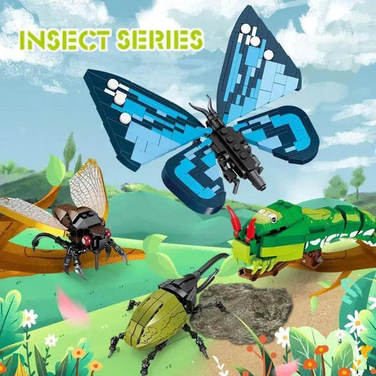  MOC Insect Story Series Building Blocks Butterfly Cicada Toy -  ToylandEU™