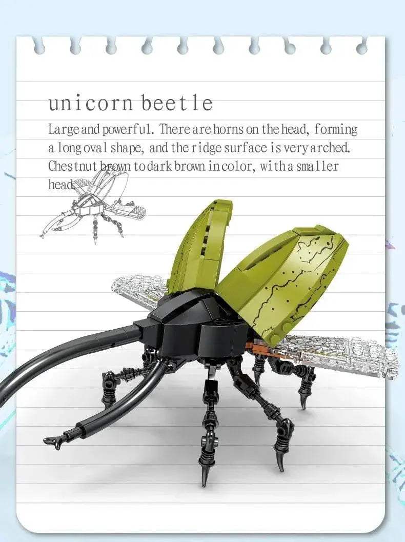 Insect Story Series Building Blocks Butterfly Cicada Toy - ToylandEU