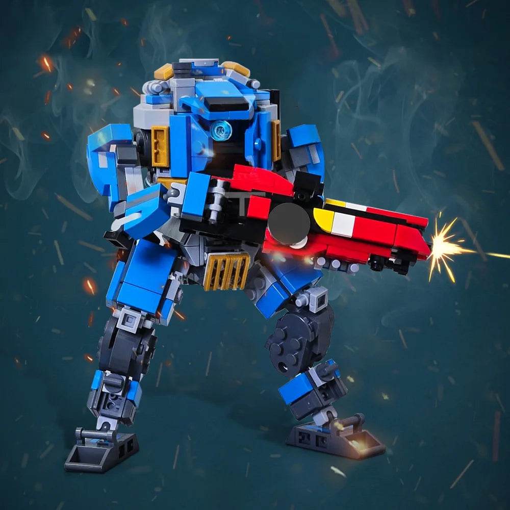MOC Ion Prime Titan Model Building Blocks Titanfall 2 Mecha Robot Gift Building Bricks MOC - ToylandEU