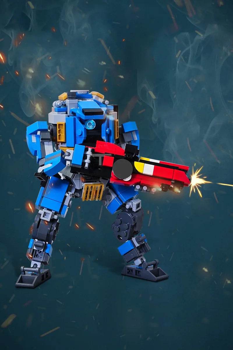 MOC Ion Prime Titan Model Building Blocks Titanfall 2 Mecha Robot Gift Building Bricks MOC - ToylandEU