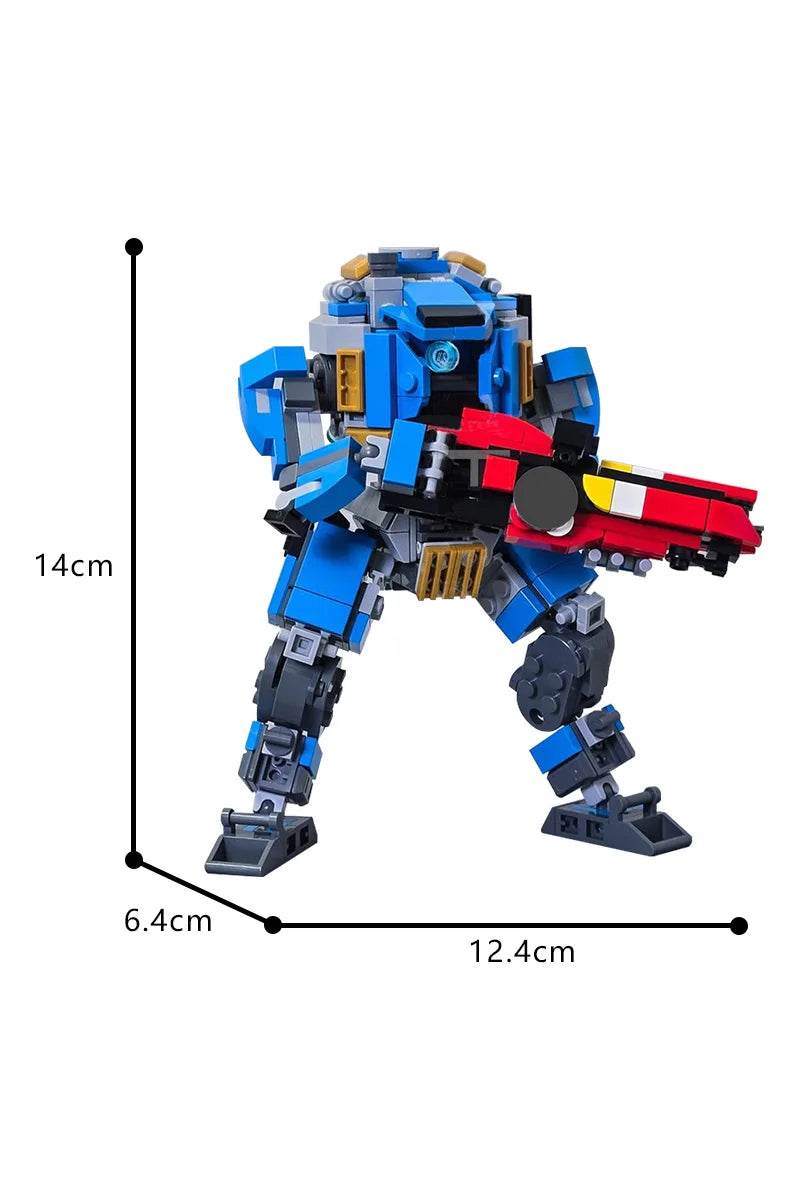MOC Ion Prime Titan Model Building Blocks Titanfall 2 Mecha Robot Gift Building Bricks MOC - ToylandEU