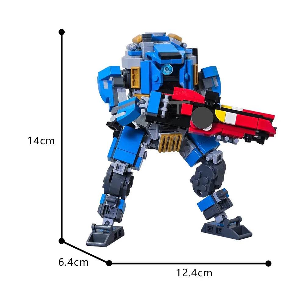 MOC Ion Prime Titan Model Building Blocks Titanfall 2 Mecha Robot Gift Building Bricks MOC - ToylandEU