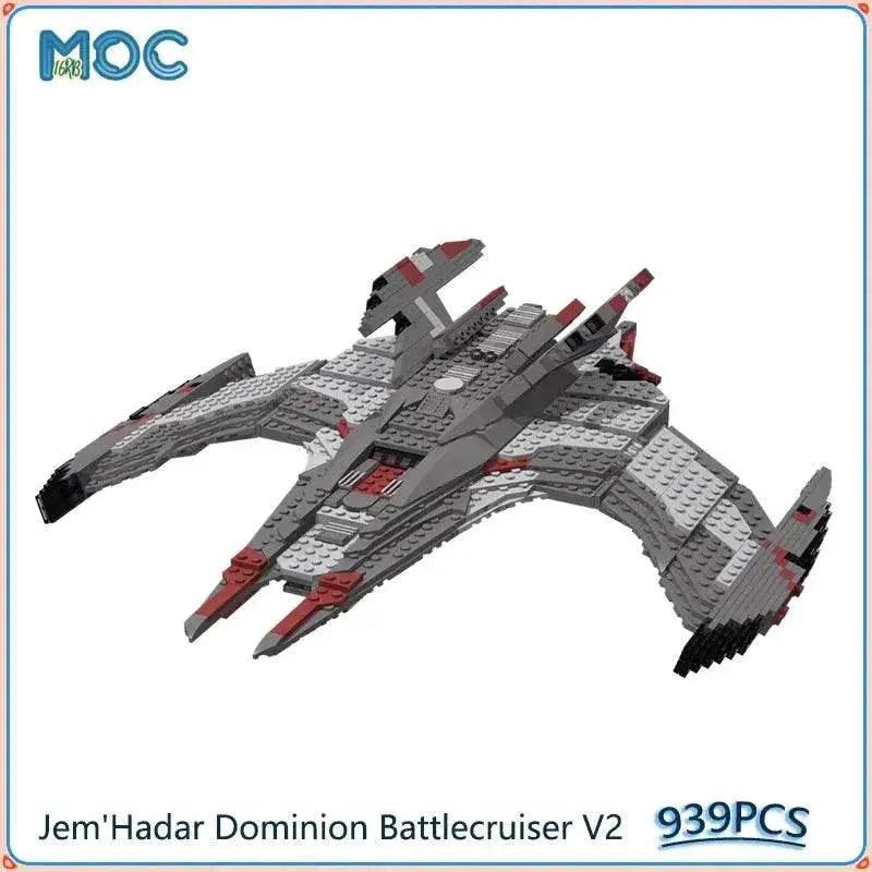  MOC Jem'Hadar Dominion Battlecruiser V2 Model MOC Building Blocks 939PCS Building Bricks MOC -  ToylandEU™