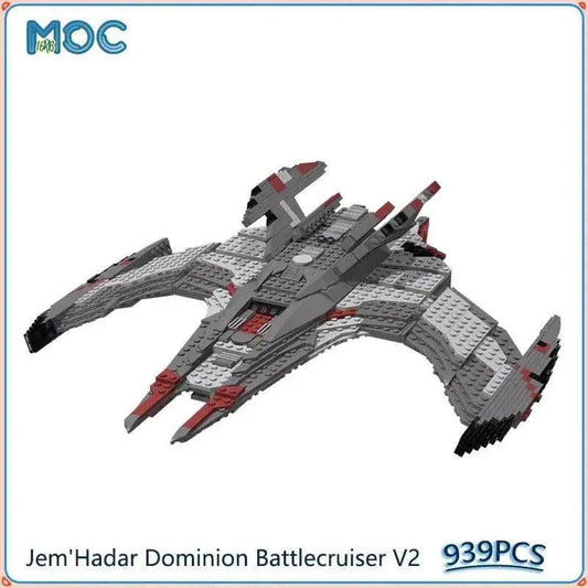  MOC Jem'Hadar Dominion Battlecruiser V2 Model MOC Building Blocks 939PCS Building Bricks MOC -  ToylandEU™