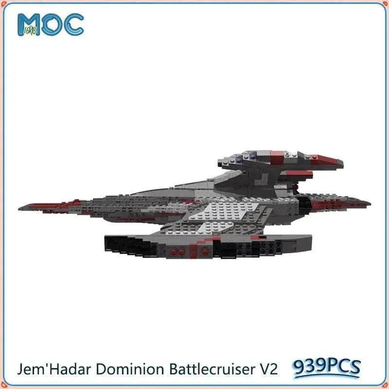  MOC Jem'Hadar Dominion Battlecruiser V2 Model MOC Building Blocks 939PCS Building Bricks MOC -  ToylandEU™