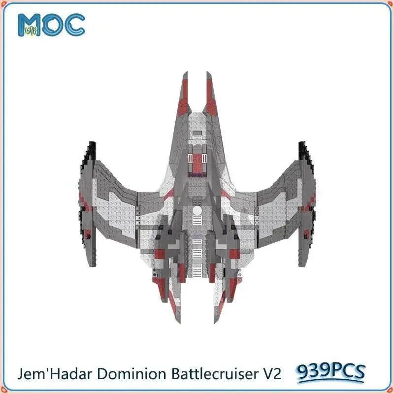  MOC Jem'Hadar Dominion Battlecruiser V2 Model MOC Building Blocks 939PCS Building Bricks MOC -  ToylandEU™