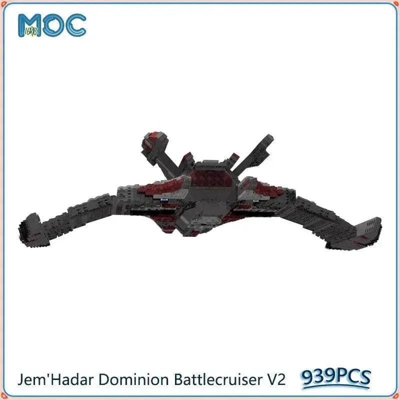  MOC Jem'Hadar Dominion Battlecruiser V2 Model MOC Building Blocks 939PCS Building Bricks MOC -  ToylandEU™