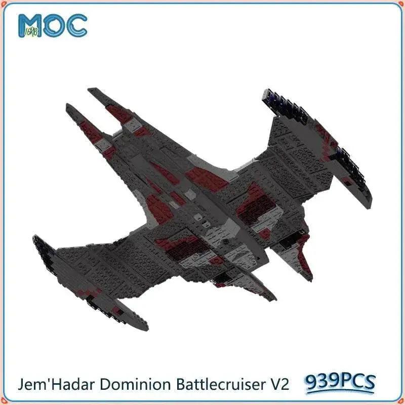  MOC Jem'Hadar Dominion Battlecruiser V2 Model MOC Building Blocks 939PCS Building Bricks MOC -  ToylandEU™