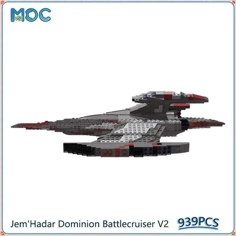 Jem'Hadar Dominion Battlecruiser V2 Model MOC Building Blocks 939PCS Building Bricks MOC - ToylandEU