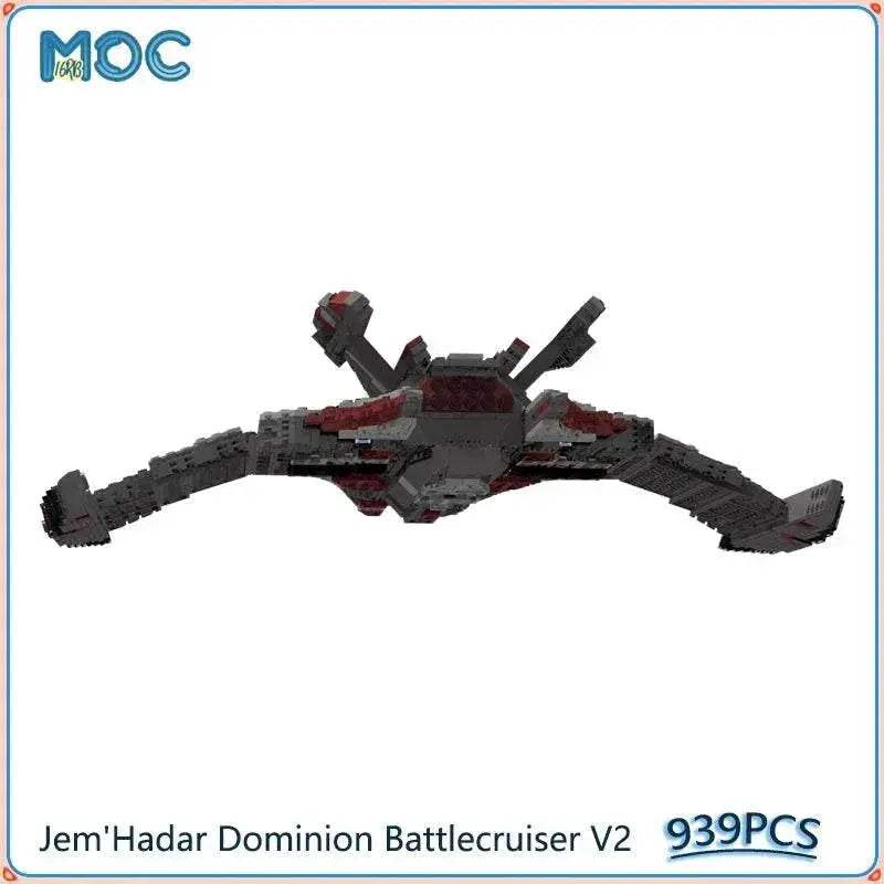Jem'Hadar Dominion Battlecruiser V2 Model MOC Building Blocks 939PCS Building Bricks MOC - ToylandEU