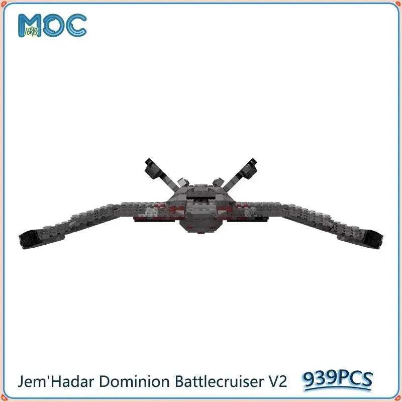 Jem'Hadar Dominion Battlecruiser V2 Model MOC Building Blocks 939PCS Building Bricks MOC - ToylandEU
