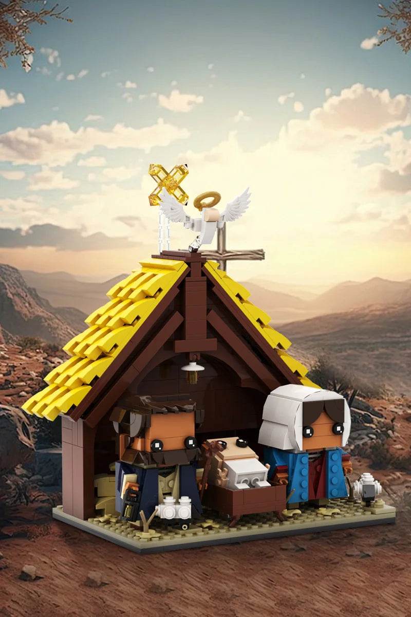 MOC Jesus Model Building Blocks Nativity Brick Building Bricks MOC Gift - ToylandEU