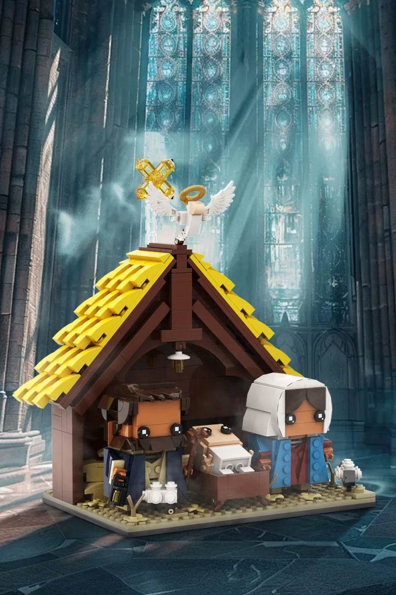 MOC Jesus Model Building Blocks Nativity Brick Building Bricks MOC Gift - ToylandEU