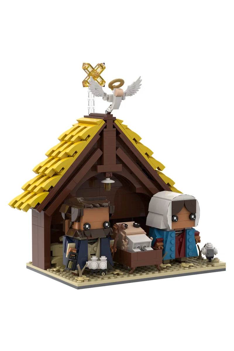 MOC Jesus Model Building Blocks Nativity Brick Building Bricks MOC Gift - ToylandEU